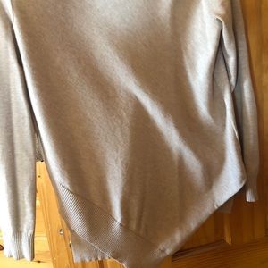 Beige long sleeve sweater